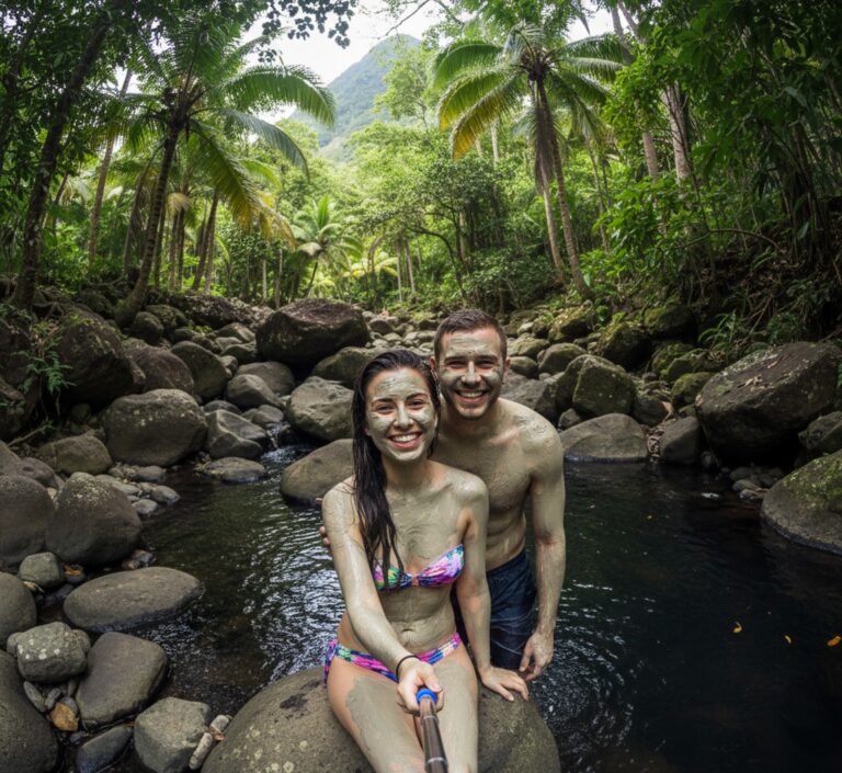Our full-day tour includes waterfall visits, botanical garden tours, and a beachside lunch with stunning Piton views.